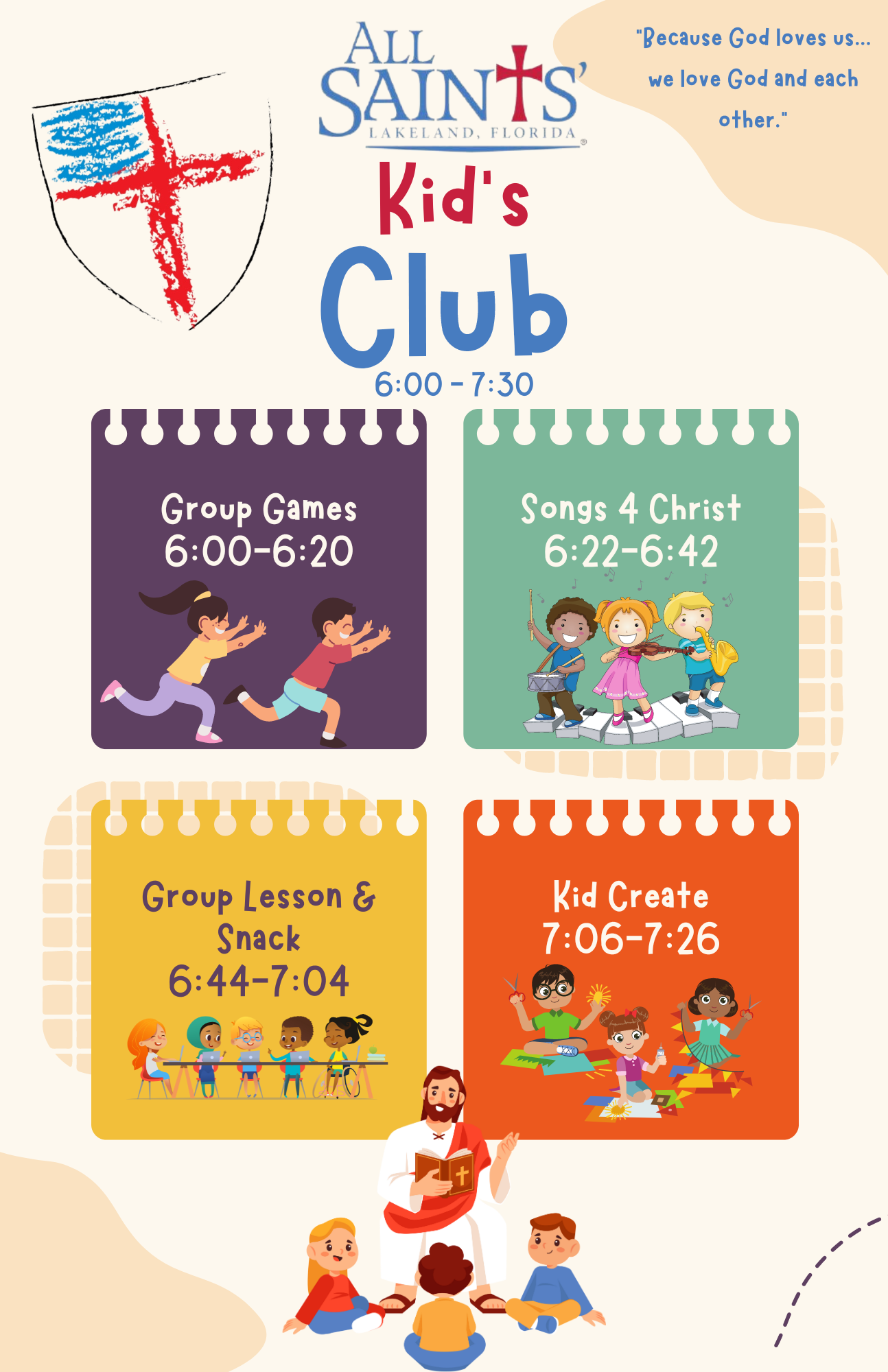 Kids Club Schedule 1
